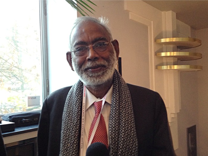 Indian human rights activist John Dayal.