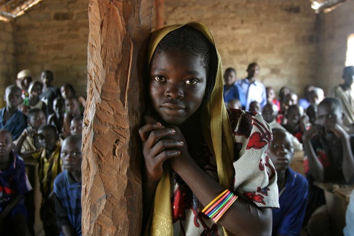 School children in the Central African Republic.