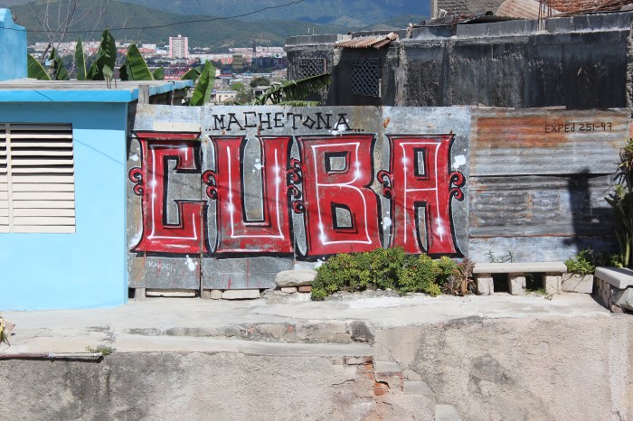 Graffiti in Cuba.